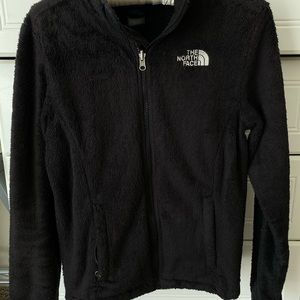 North Face Fuzzy Zip Up